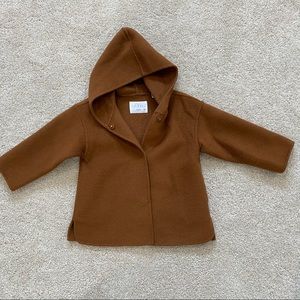 Zara Kids Wool Blend Coat (Size 3-4 years)